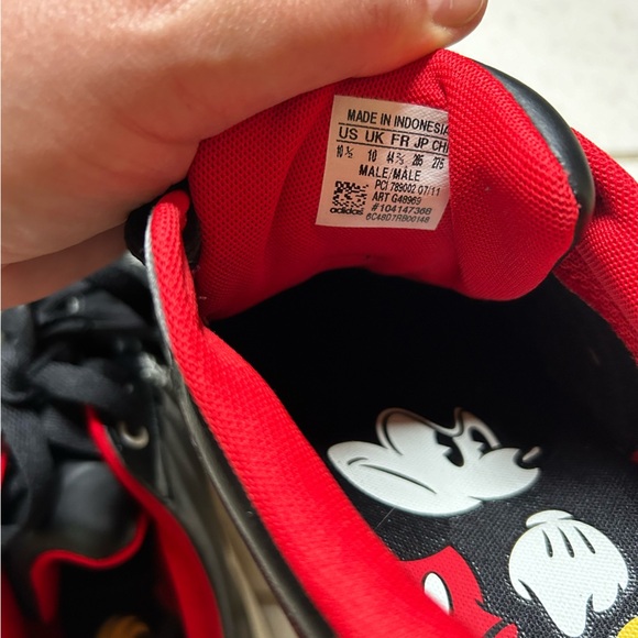 AUTHENTIC ADIDAS ORIGINALS SUPERSTAR 2 II MICKEY X G48969 size 10 1/2 - Picture 4 of 8